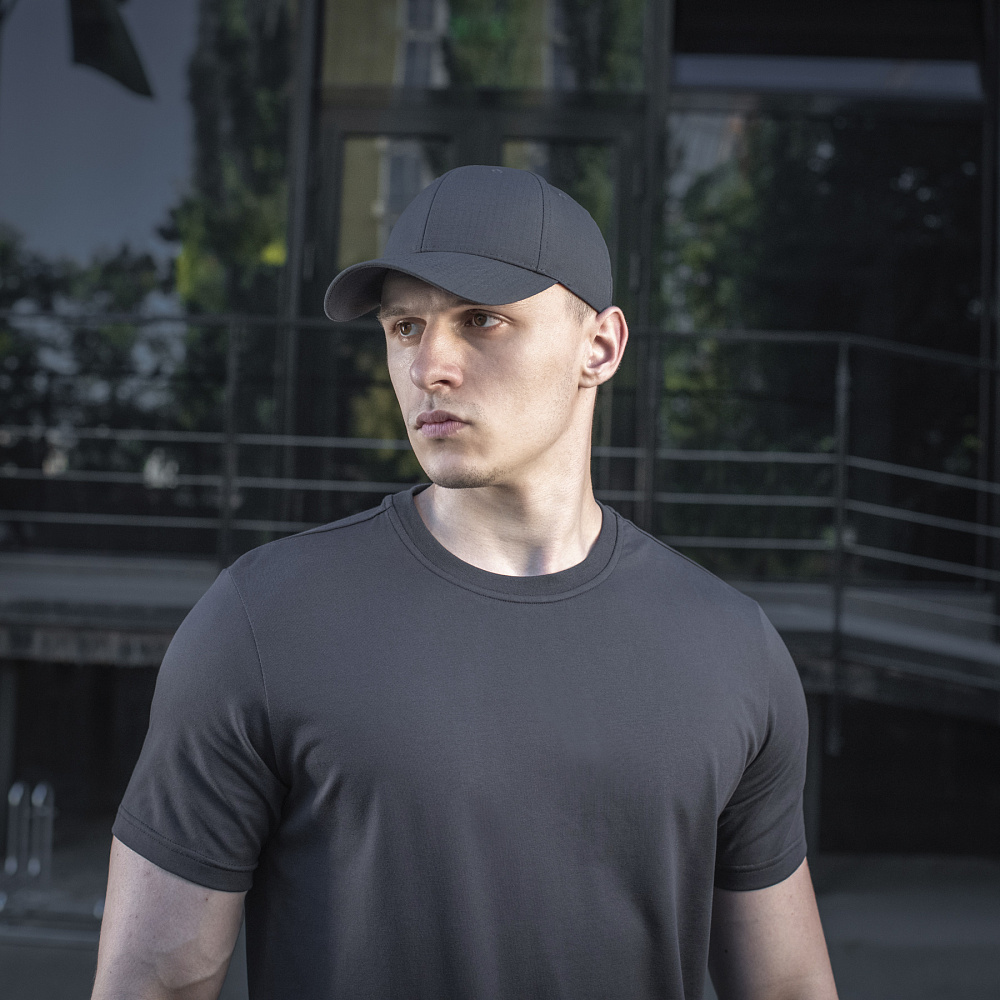 M-Tac бейсболка Elite Flex ріп-стоп dark grey 5