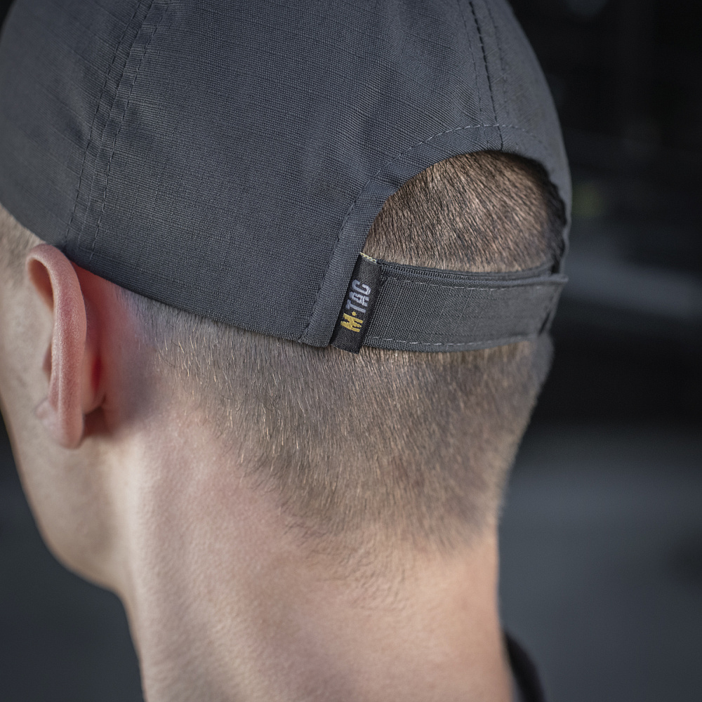 M-Tac бейсболка Elite Flex ріп-стоп dark grey 7