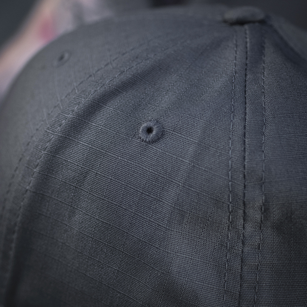 M-Tac бейсболка Elite Flex ріп-стоп dark grey 8