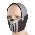 шарф полегшений skull black
